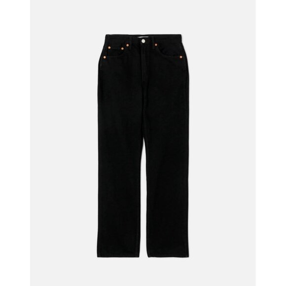 RE/DONE 90s High Rise Loose Jeans Black - Picture 4 of 9